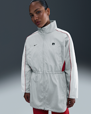 Nike スプリングボックス ウォームアップウェア Nike Sportswear Shox Women's Woven Jacket. Nike LU